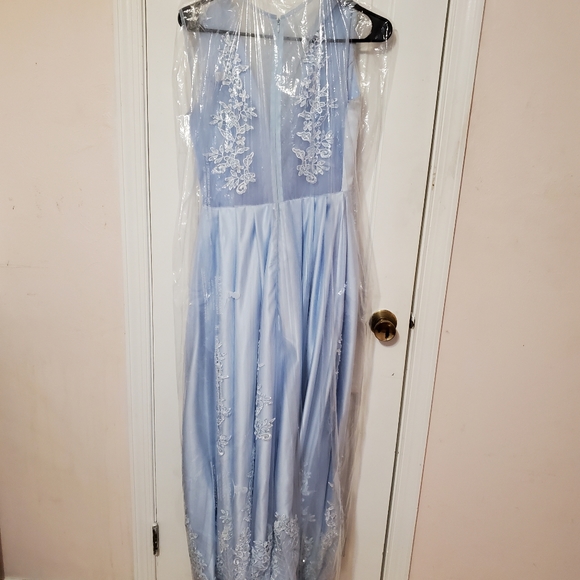 Powder Blue Prom Dress - Picture 2 of 2